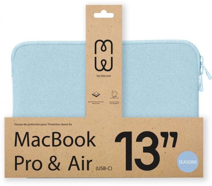 Чехол MW Seasons Sleeve Case Sky Blue for MacBook Pro 13" M1/MacBook Air 13" M1 (MW-410116) - изображение 3