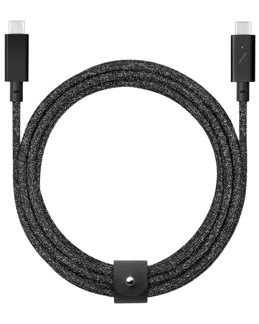 Кабель USB-C to USB-C Native Union Belt Cable Pro 240W Cosmos Black (2.4 m) (BELT-PRO2-COS-NP) - Фото 9 Кабель USB-C to USB-C Native Union Belt Cable Pro 240W Cosmos Black (2.4 m) (BELT-PRO2-COS-NP) - изображение 9