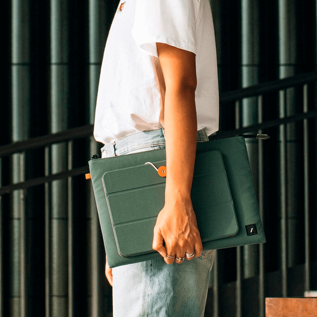 Чехол Native Union W.F.A Stow Lite 13" Sleeve Case Slate Green for MacBook Pro 13 M1/M2"/MacBook Air 13" M1 (STOW-LT-MBS-SLG-13) - изображение 6