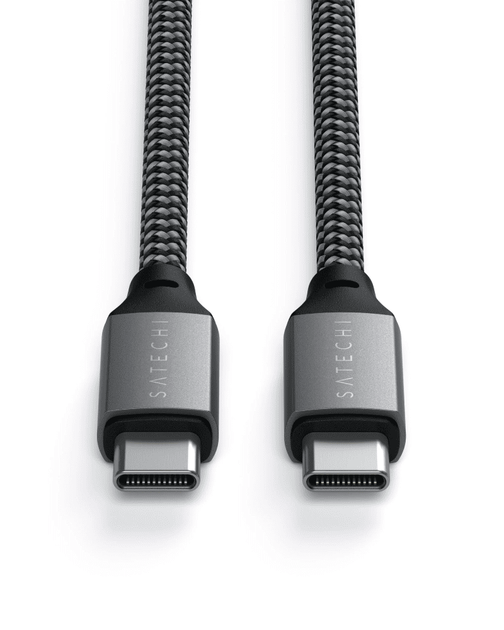 Кабель Satechi USB-C to USB-C Cable 100W Space Gray (2 m) (ST-TCC2MM) - изображение 10