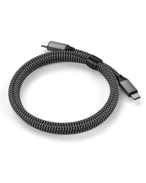 Кабель Satechi USB-C to USB-C Cable 100W Space Gray (2 m) (ST-TCC2MM) - изображение 12
