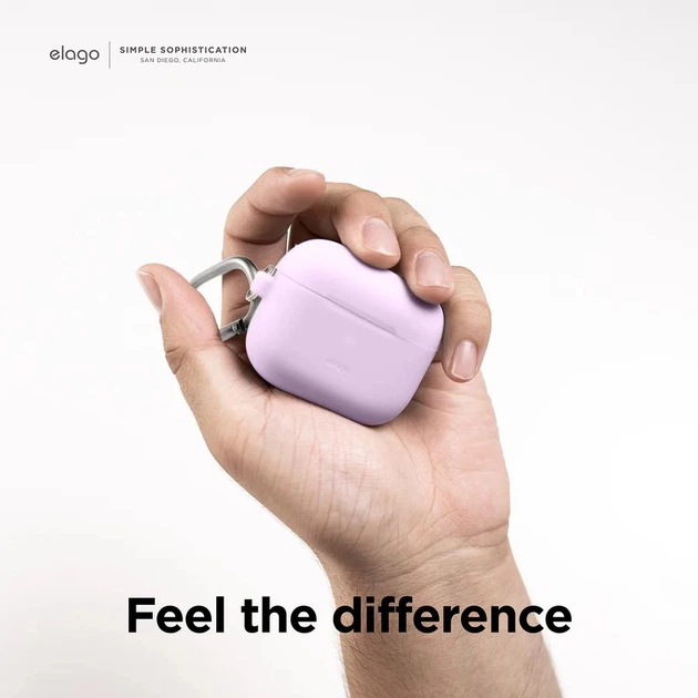 Чехол Elago Silicone Hang Case Lavender for Airpods Pro 2nd Gen (EAPP2CSC-ORHA-LV) - изображение 9