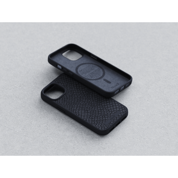Чехол-накладка Njord Salmon Leather MagSafe Case Black для iPhone 15 Plus (NA52SL00) - изображение 14