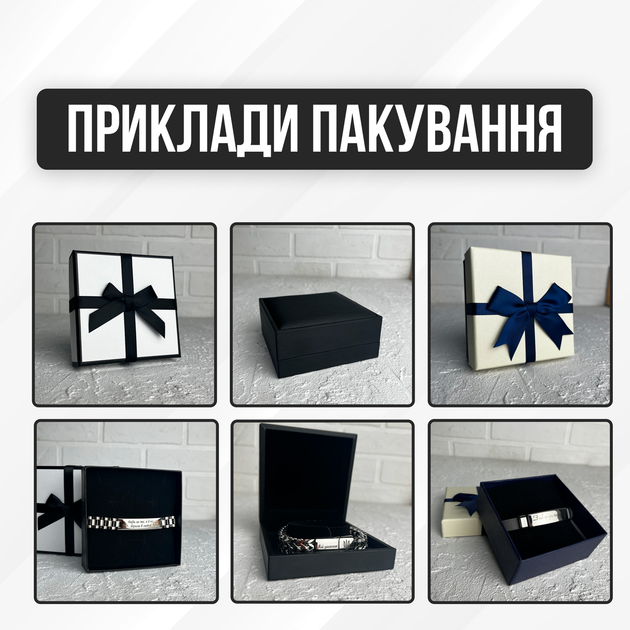 Мужской браслет с индивидуальной гравировкой "Inprint" кожаный со вставкой из нержавеющей стали - изображение 7