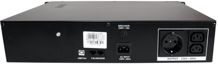 ДБЖ IPS CCTVUPS-2U-1200 1200VA/720W (5902135136720) - зображення 2