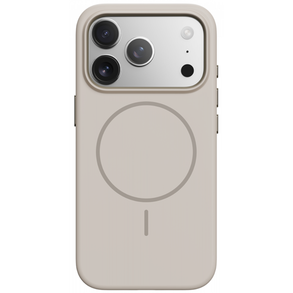 Чехол для iPhone 17 Pro c Magsafe Rock Armor Matte Magnetic Beige - Фото 1 Чехол для iPhone 17 Pro c Magsafe Rock Armor Matte Magnetic Beige - изображение 1