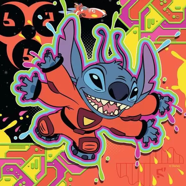 Puzzle Ravensburger Disney Stitch Play the Day Away 3 × 49 elementów 12001070 (4005555010708) - obraz 5