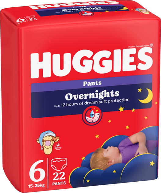 Pieluchomajtki Huggies Overnights rozmiar 6 15-25 kg 4 x 22 szt (5029054251560) - obraz 3