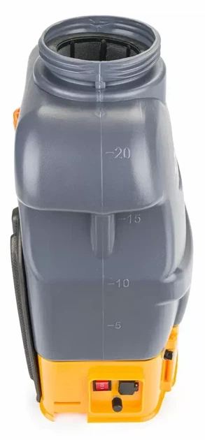 Аккумуляторный садовый опрыскиватель ранцевый Powermat PM0749 PM-OA-20T портативный на спину для распыления огорода сада теплицы дачи бак 20 л до 8 ч работы на аккумуляторе 15 Ач давление 1–4.5 бар мембранный насос - изображение 3