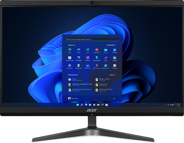 Monoblok Acer Veriton Vero Z All-in-One VZ2512G (DQ.VZREX.002) Black - obraz 1