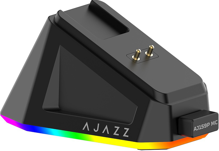 Mysz Ajazz AJ159P MC Wireless/Bluetooth/USB Black (AJ159P-MC-B) - obraz 4
