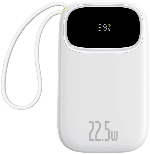 Powerbank Baseus EnerFill FC31 20000 mAh 22.5W White (6932172691189) - obraz 3