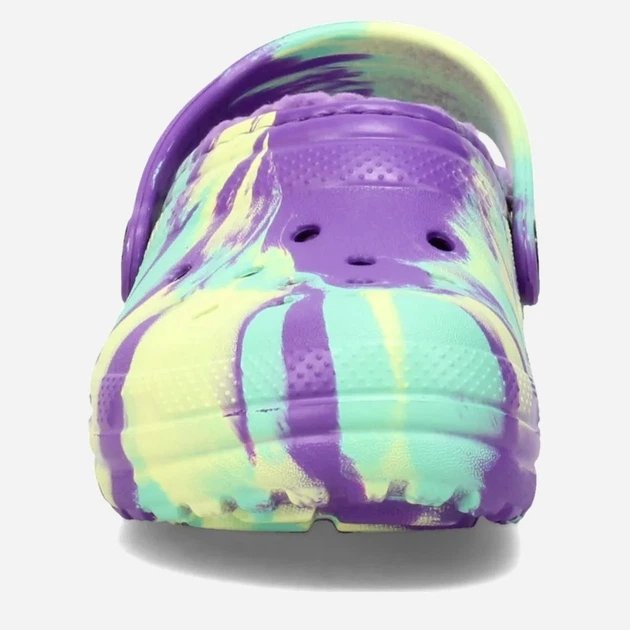 Детские кроксы для девочки Crocs Classic Lined Marbled Clog K 207238-573-C11 29 Фиолетовый/Желтый (191448777460) - Фото 3 Детские кроксы для девочки Crocs Classic Lined Marbled Clog K 207238-573-C11 29 Фиолетовый/Желтый (191448777460) - изображение 3
