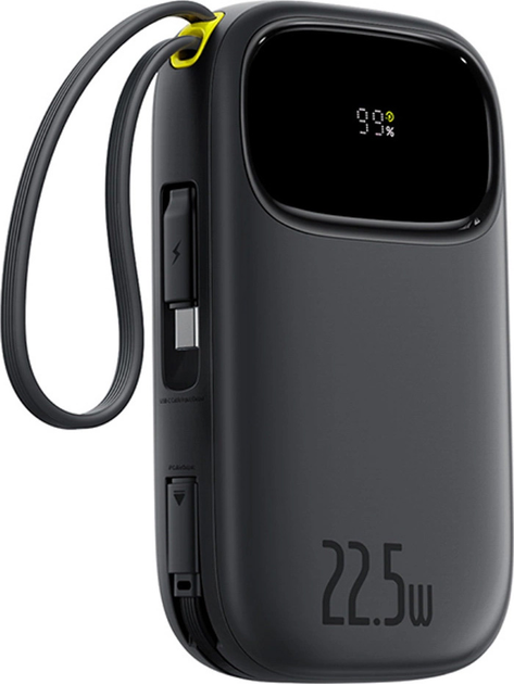 Powerbank Baseus EnerFill FC31 10000 mAh 22.5W Black (6932172691219) - obraz 2