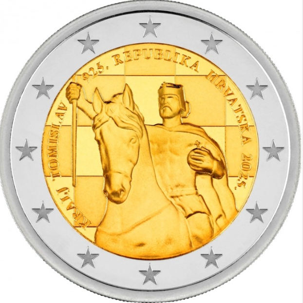 Монета 2 євро 1100 років Королівству Хорватії та коронації короля Томислава - изображение 2