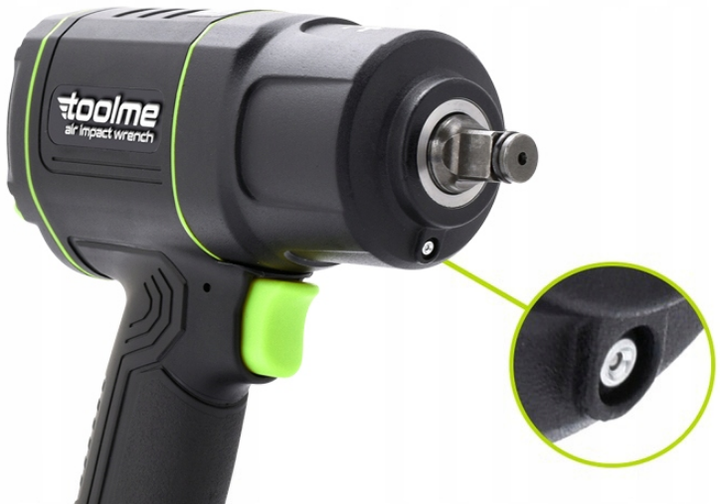 Гайковерт пневматический ударный 1850Нм 1/2'' Toolme - Фото 6 Гайковерт пневматический ударный 1850Нм 1/2'' Toolme - изображение 6