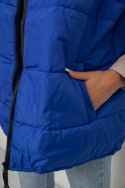 Жилет жіночий демісезонний, колір електрик, 257R95 XXL 257R95 (126730_863217) - изображение 6