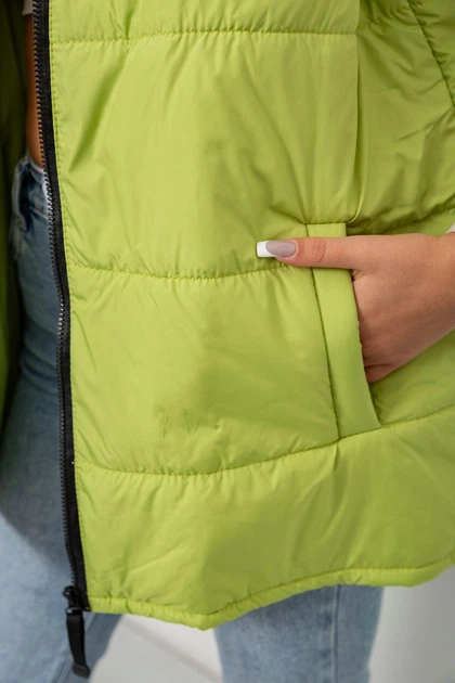 Жилет жіночий демісезонний, колір фісташковий, 257R95 XXXL 257R95 (126728_863223) - изображение 6
