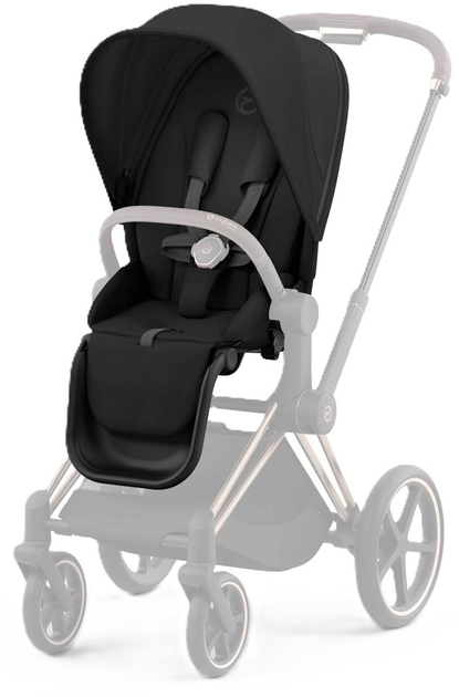 Tekstylny zestaw do wózków Cybex Priam 4.0 Seat Pack Sepia Black Platinum 523000733 (4063846415335) - obraz 1