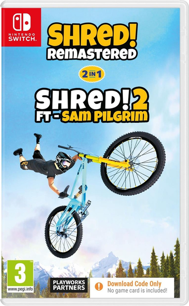Gra Nintendo Switch Shred! Remastered & Shred! 2 Ft. Sam Pilgrim (Klucz elektroniczny) (5056635608543) - obraz 1