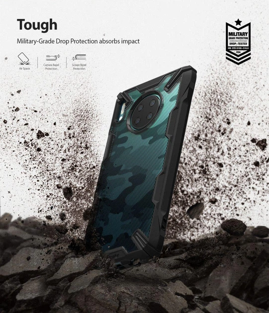 Чехол Fusion X Design для Huawei Mate 30 Camo Black (XDHW0005) - Фото 7 Чехол Fusion X Design для Huawei Mate 30 Camo Black (XDHW0005) - изображение 7