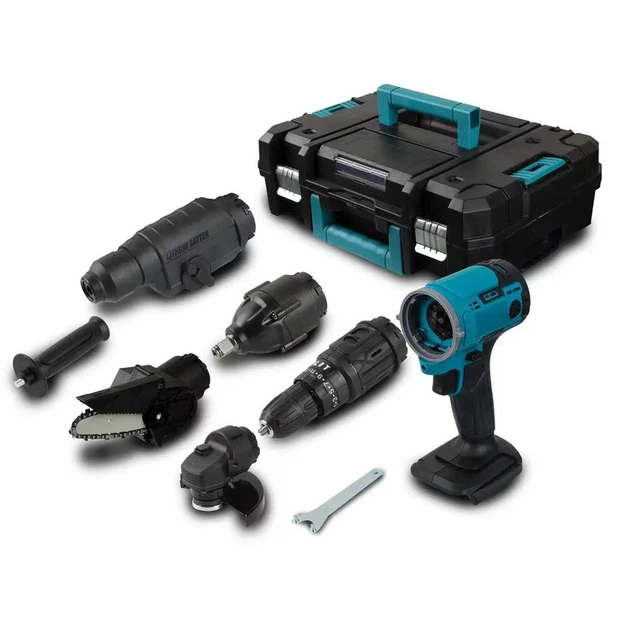Набір акумуляторного інструменту 5 в 1 + 2 АКБ Makita DLX2220JX2 (234573835_4113) - изображение 4