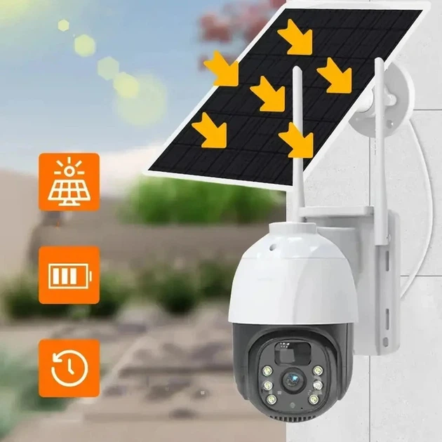 Вулична IP камера з нічним баченням XPRO v380 pro solar (234568853_1568) - изображение 7