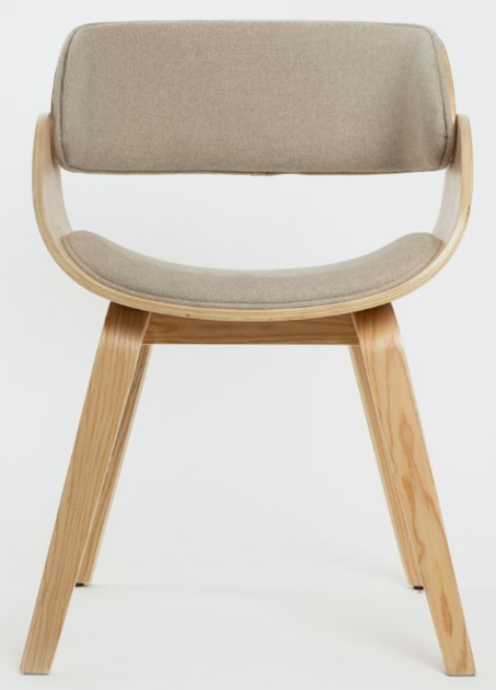 Krzesło HOMLA 712036 KINKE 51.5 x 54 x 74 cm Naturalne (5906496712036) - obraz 2