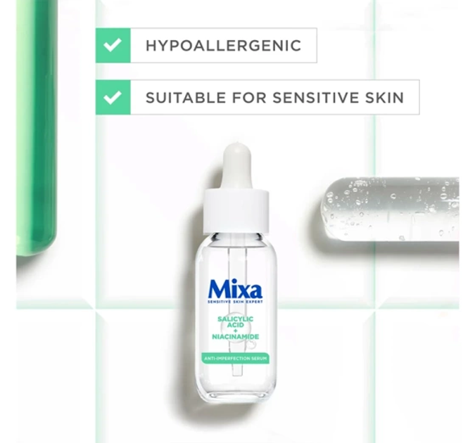Сироватка для обличчя Mixa Anti-Imperfection з саліциловою кислотою та ніацинамідом 30 мл (3600551136967) - зображення 4