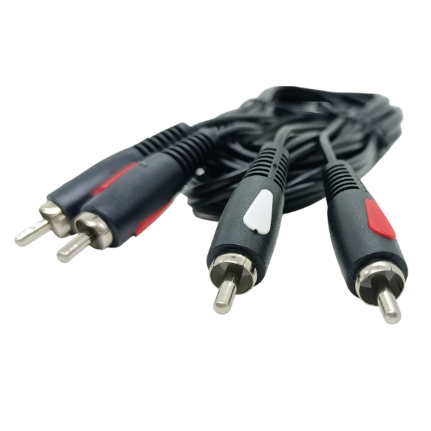 Audio - Video Инсертный Кабель Cabletech Eco-line 2RCA - 2RCA Cable 3м Black - изображение 2