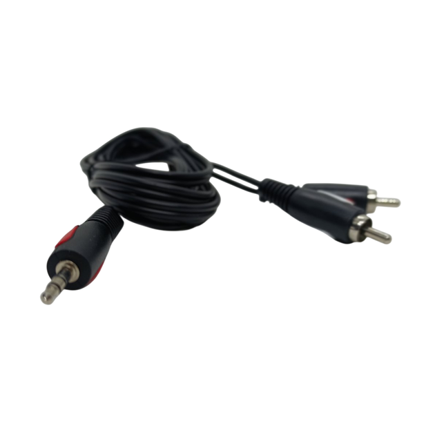 Audio Кабель Cabletech Eco-line jack 3.5 - 2RCA Cable 3м Black - Фото 3 Audio Кабель Cabletech Eco-line jack 3.5 - 2RCA Cable 3м Black - изображение 3