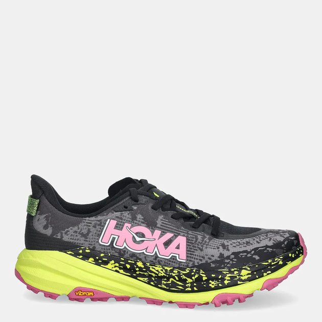 Жіночі кросівки для бігу HOKA ONE ONE W Speedgoat 6 1147811-BNNH 38 (6.5US) Чорні (198605138638) - зображення 1