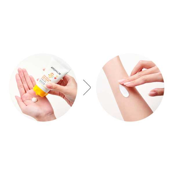Солнцезащитный крем Atopalm Zinc Mild Up Sun Cream SPF50+ PA++++ для детей 65 г - изображение 2