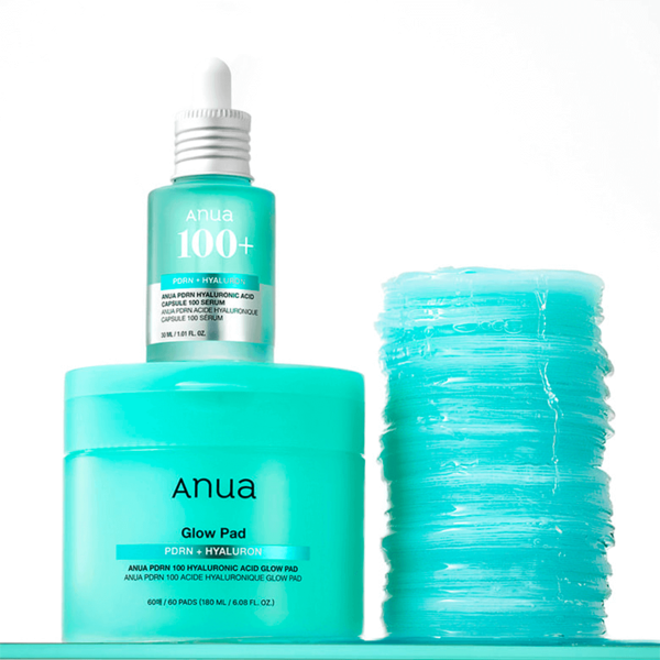 Увлажняющие тонер-пады ANUA PDRN 100 Hyaluronic Acid Glow Pad с гиалуроновой кислотой и PDRN 60 шт - изображение 5