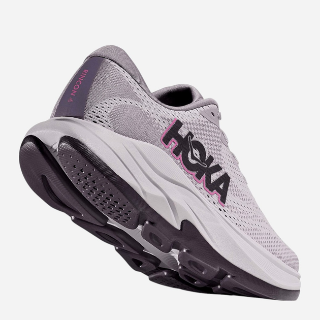 Жіночі кросівки для бігу HOKA ONE ONE W Rincon 4 1155131-GYSK 42.5 (10US) Світло-сірі (198605152719) - зображення 4
