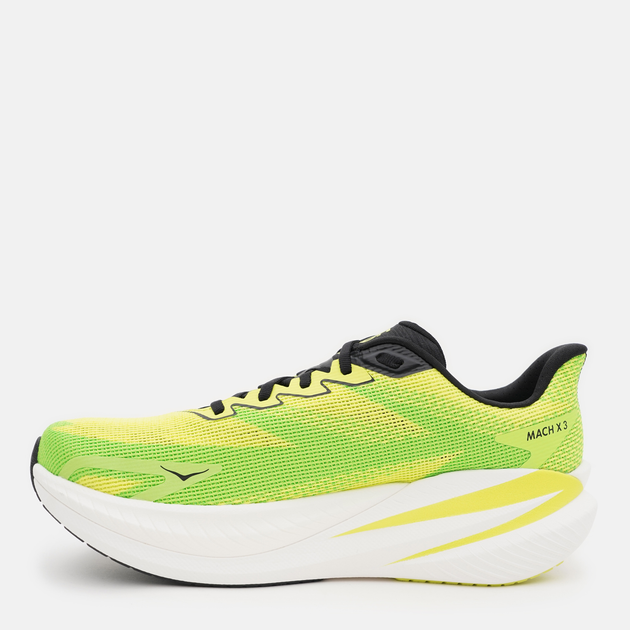 Чоловічі кросівки для бігу HOKA ONE ONE M Mach X 3 1168720-NNHK 46.5 (12US) Лимонні (198605192043) - зображення 3
