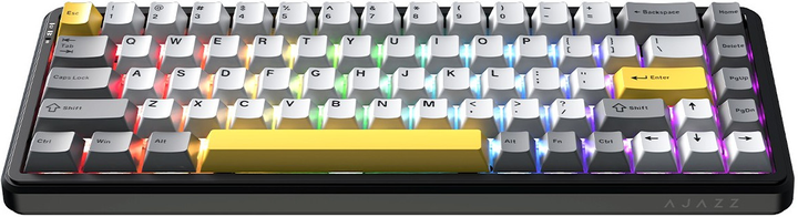 Klawiatura przewodowa Ajazz AK680 MAX Magnetic Rice Switch USB Czarny/Szary (AK680-M-BGY-A) - obraz 2