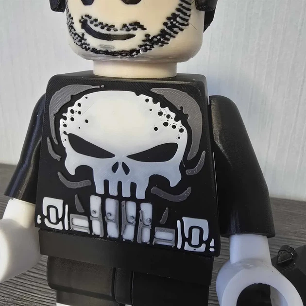 Мініфігурка Каратель Punisher Marvel череп . Aivory - изображение 3
