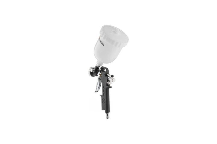 Пневмопистолет лакокрасочный HP Intertool верхний бак 600 мл x 1.5 мм PT-0210 (PT-0210) - Фото 4 Пневмопистолет лакокрасочный HP Intertool верхний бак 600 мл x 1.5 мм PT-0210 (PT-0210) - изображение 4