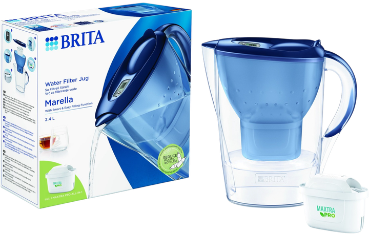 Фільтр-глечик для води Brita MARELLA 2.4 л - зображення 1