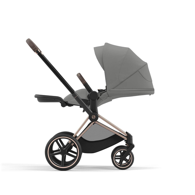 Текстильний комплект для візків Cybex Priam 4.0 Seat Pack Mirage Grey Platinum 523000743 (4063846415410) - зображення 5