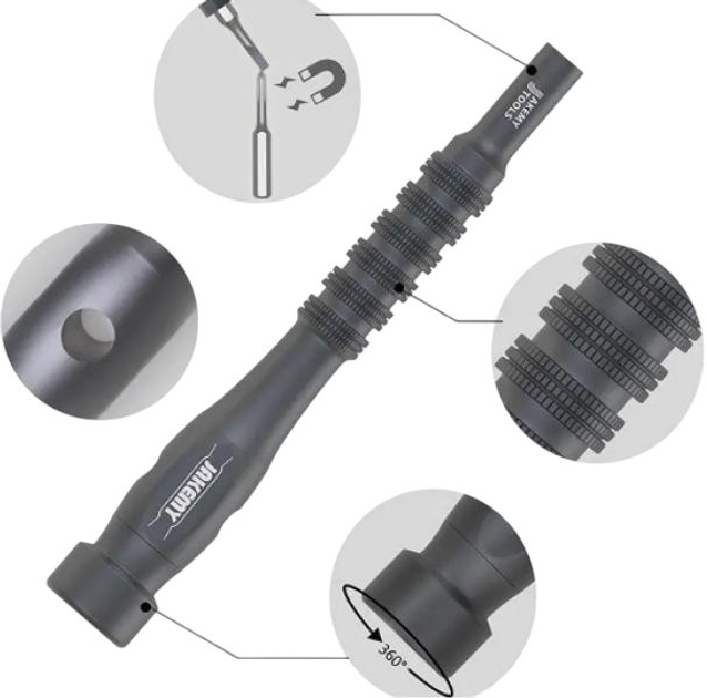 Набір викруток Jakemy JM-8174 45 елементів (6949639105783) - зображення 5