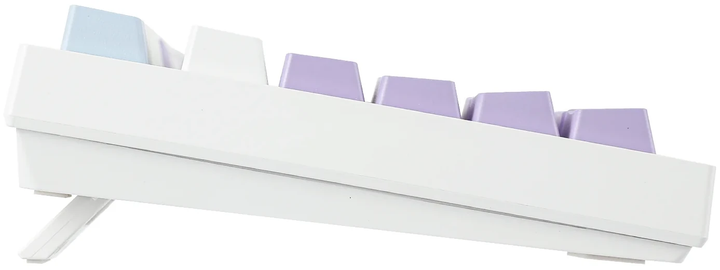 Klawiatura bezprzewodowa Ajazz AK820 Pro Flying Fish switch USB/Bluetooth Biały/Fioletowy (AK820PRO-FF-PWB) - obraz 4