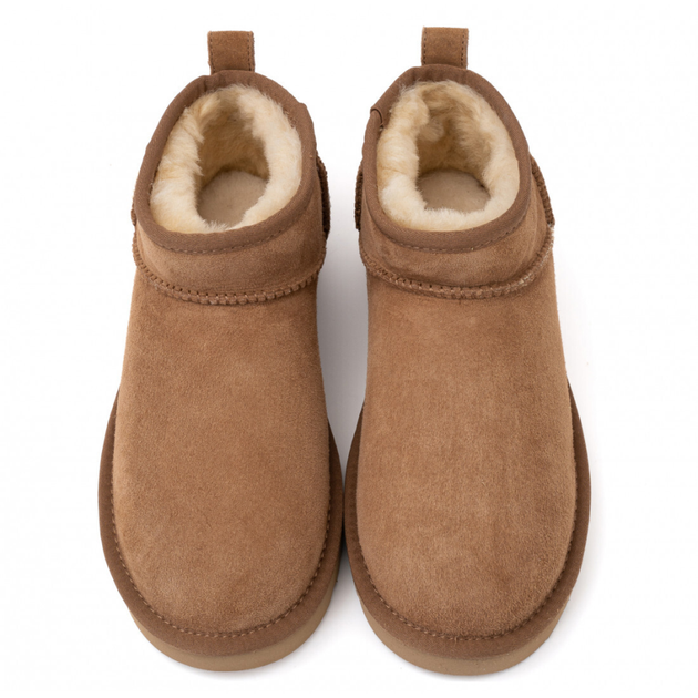 Жіночі уггі Ультра Міні Помаранчеві Замшеві UGG Classic Ultra Mini Chestnut Suede (39, помаранчевий) - Фото 3 Жіночі уггі Ультра Міні Помаранчеві Замшеві UGG Classic Ultra Mini Chestnut Suede (39, помаранчевий) - зображення 3