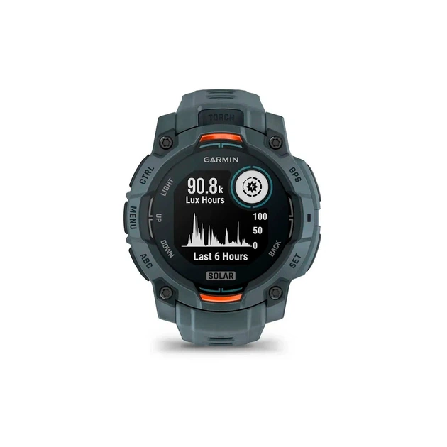 Смарт-часы Garmin Instinct 3, 45mm, Solar, Twilight Bezel w/Twilight Band, GPS (m485650) - изображение 3