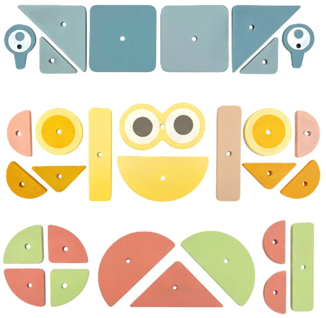 Набір для творчості Woopie Green Tap Game Пазл 20 візерунків 82 елементи (5906280652883) - зображення 5