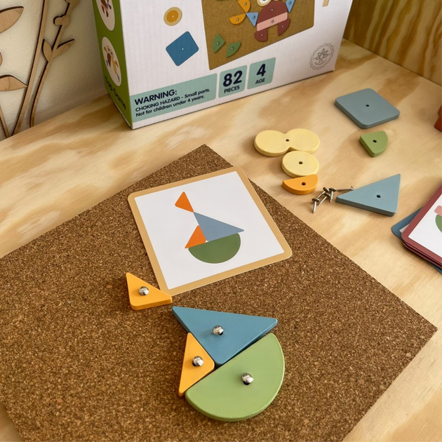 Набір для творчості Woopie Green Tap Game Пазл 20 візерунків 82 елементи (5906280652883) - зображення 11