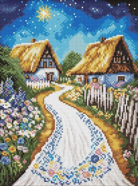 Алмазна мозаїка Хатина 30х40 Ідейка (AMO8219) - Фото 1 Алмазна мозаїка Хатина 30х40 Ідейка (AMO8219) - изображение 1