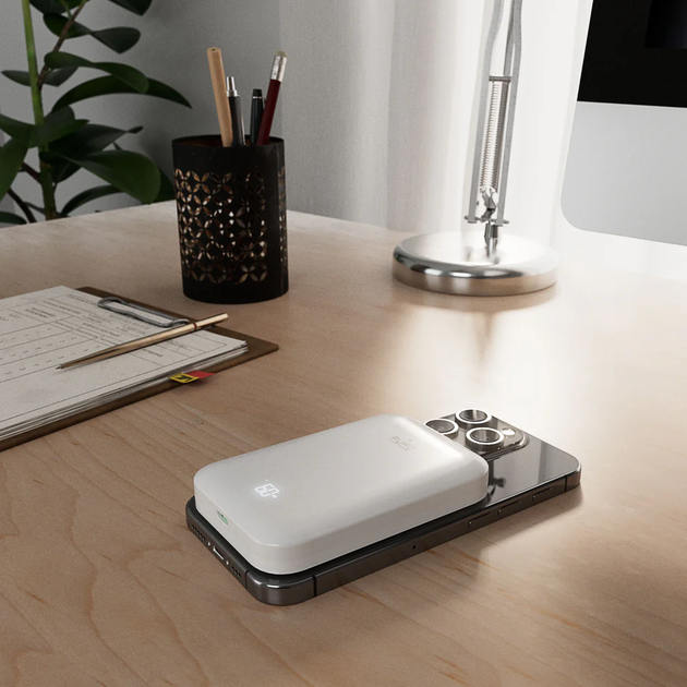 Powerbank Puro Mag Plus 5000 mAh 20W White (8018417500312) - obraz 7