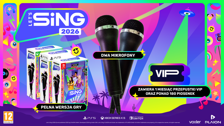 Гра PS5 Let's Sing 2026 + 2 мікрофони (Blu-ray диск) (4020628555290) - зображення 5